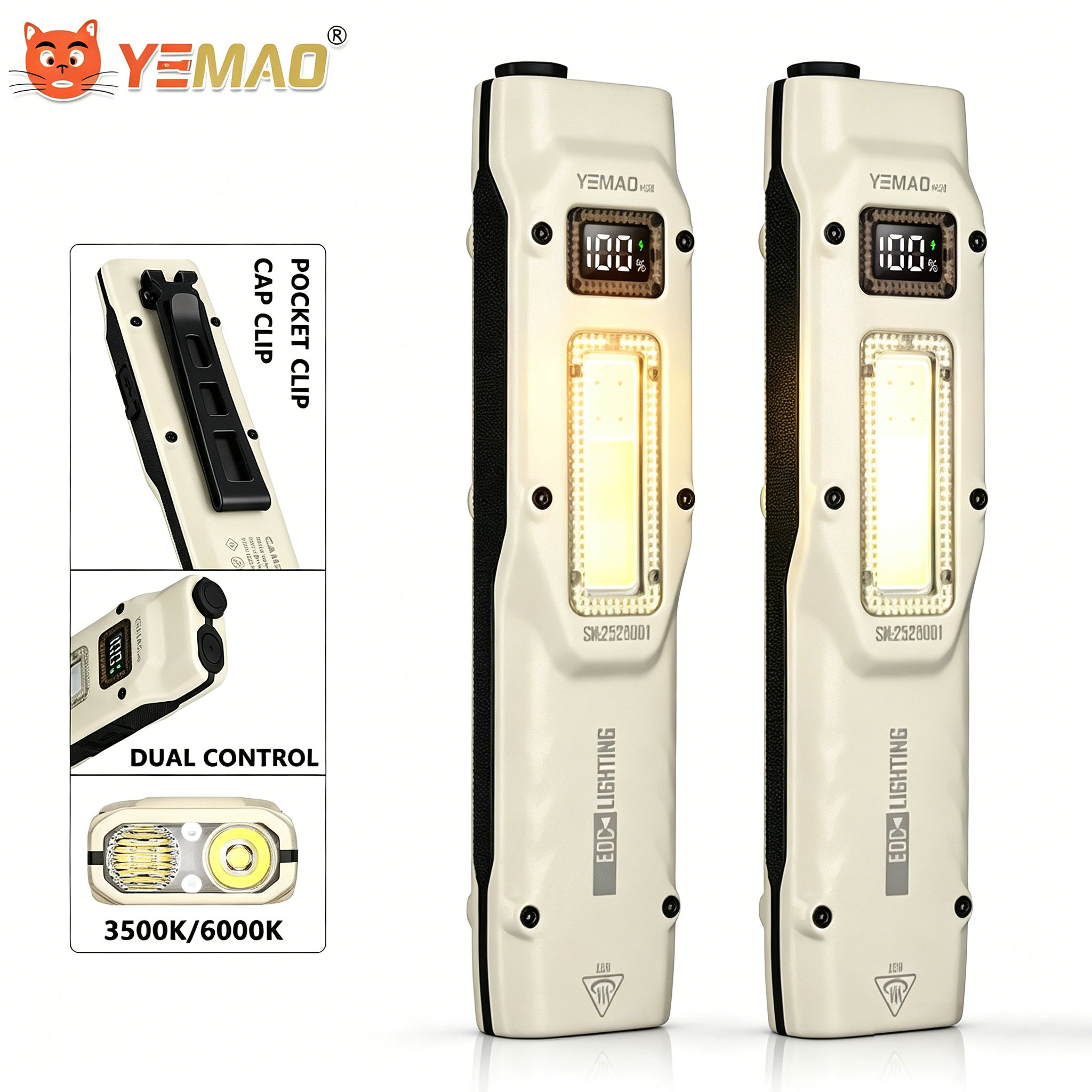 Outdoor Camping Glamping - Senter Kerja Taktis Ultratipis 880LM YEMAO