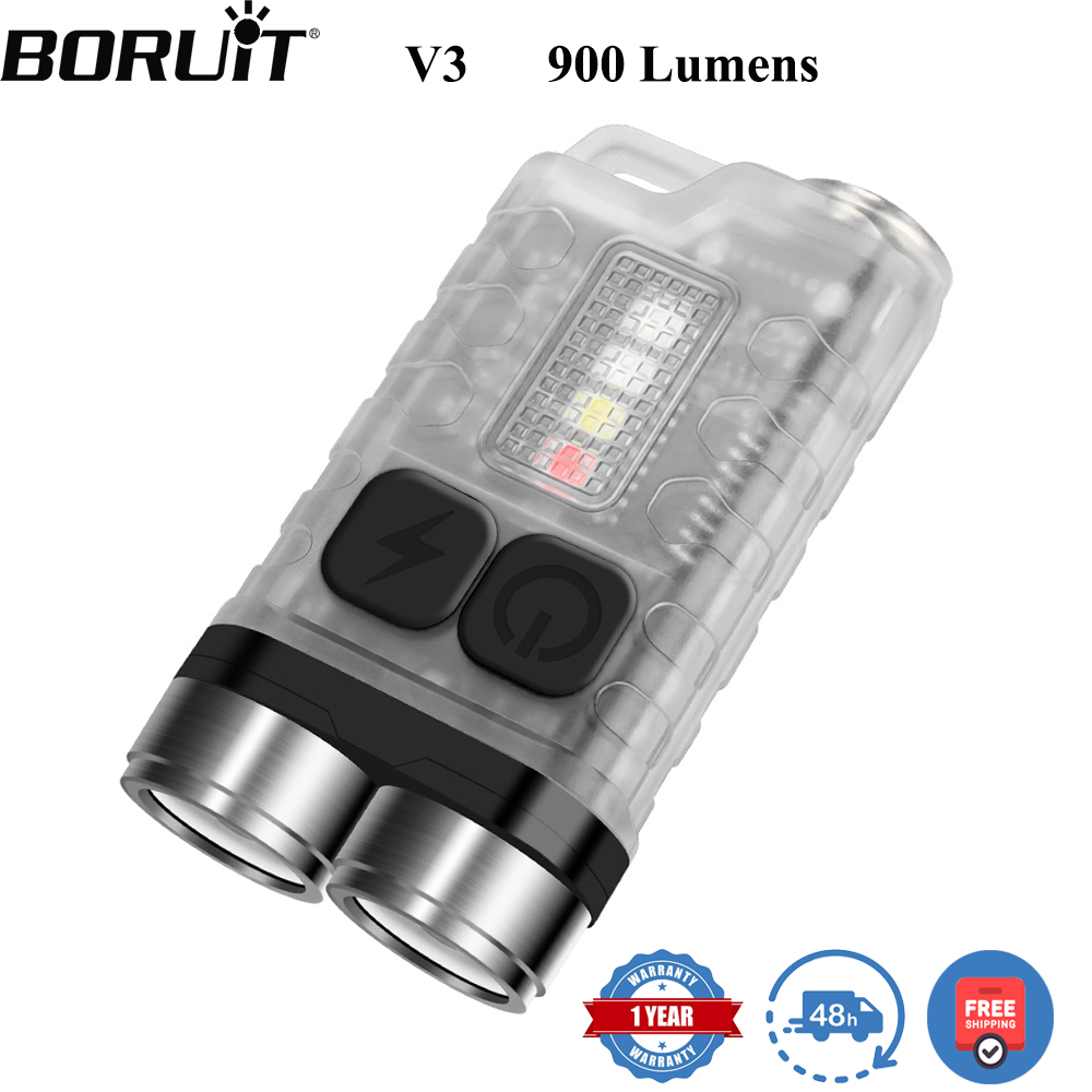 Outdoor Camping Glamping - BORUiT V3 Gantungan Kunci LED Portabel
