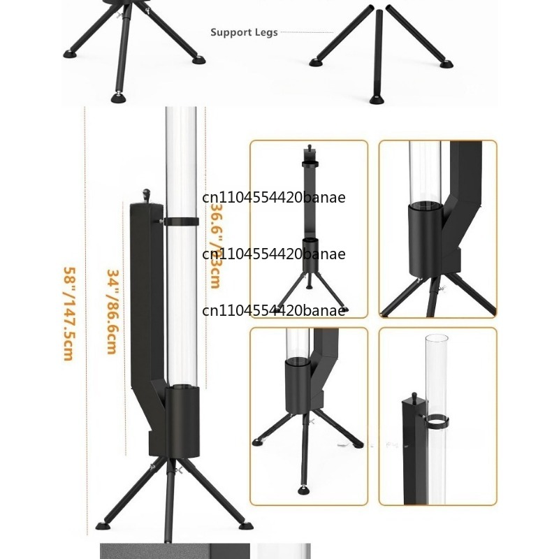 Outdoor Camping Wood Burning Stove - Kompor roket pembakaran kayu vertikal, kompor