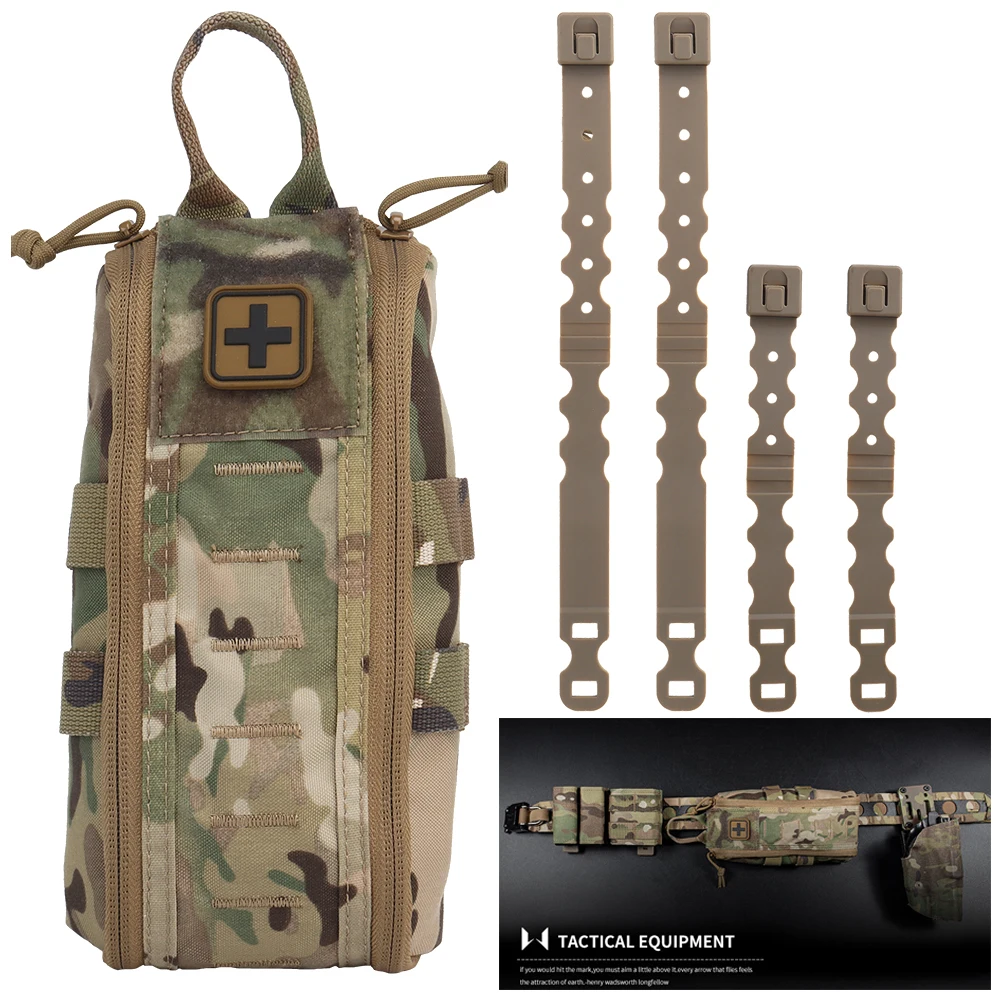 Outdoor Camping Vest - Kit pertolongan pertama berkemah tas sabuk