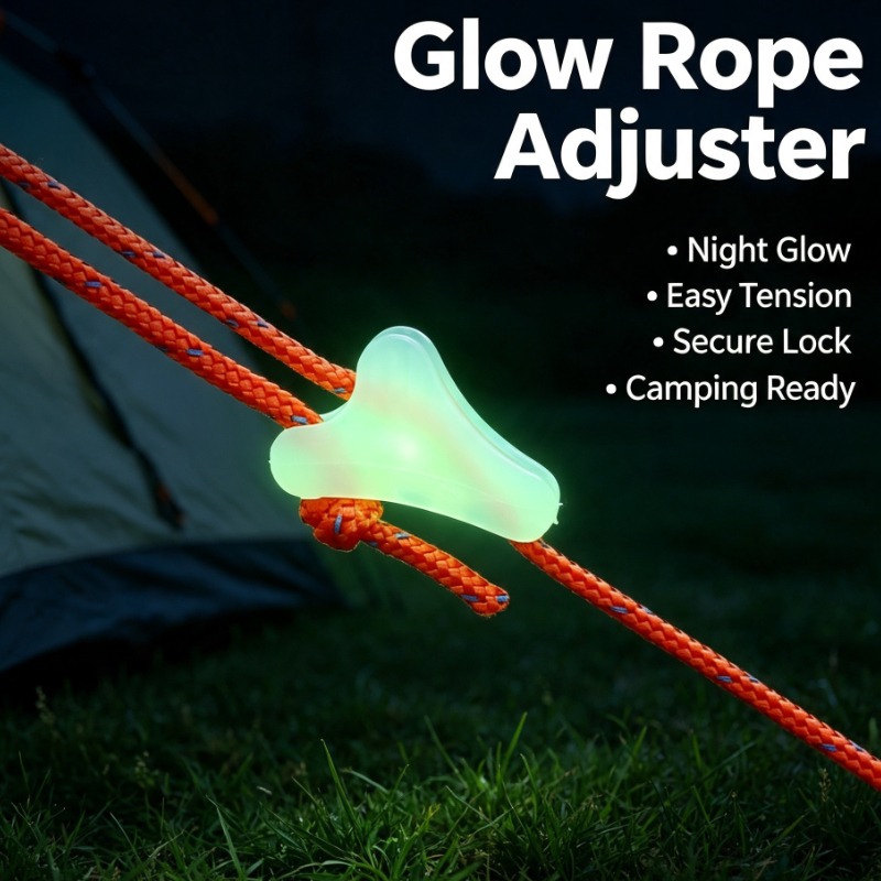 Outdoor Camping Guy - Penyetel Tali Bercahaya untuk Berkemah di