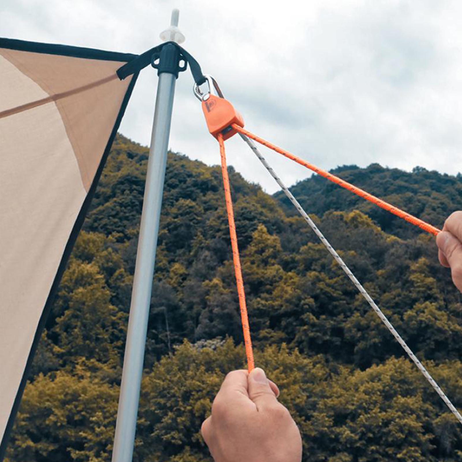 Outdoor Camping Guy - Penyangga Tali Tenda dengan Ratchet yang