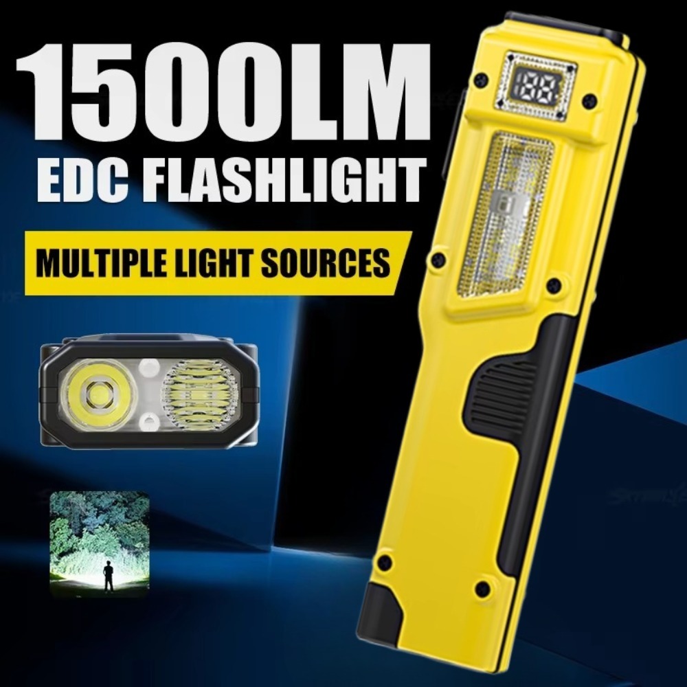 Outdoor Camping Glamping - Senter LED EDC Ultra Tipis Isi