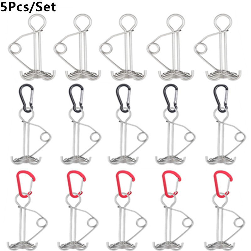 Outdoor Camping Decke - Penahan Angin 5PCS Tali Pengikat Desain