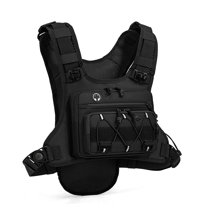 Outdoor Camping Vest - Tas Taktis Rompi Dada Depan untuk