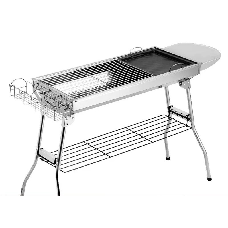 Outdoor Camping Stove - Pemanggang Arang Lipat Besar untuk Barbekyu,