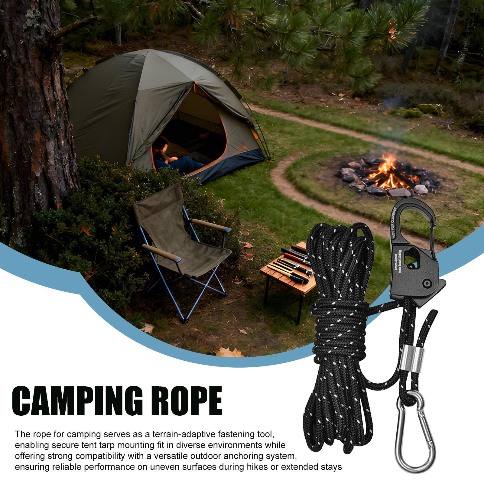 Outdoor Camping Guy - Tali Tenda Camping Nylon Reflektif dengan