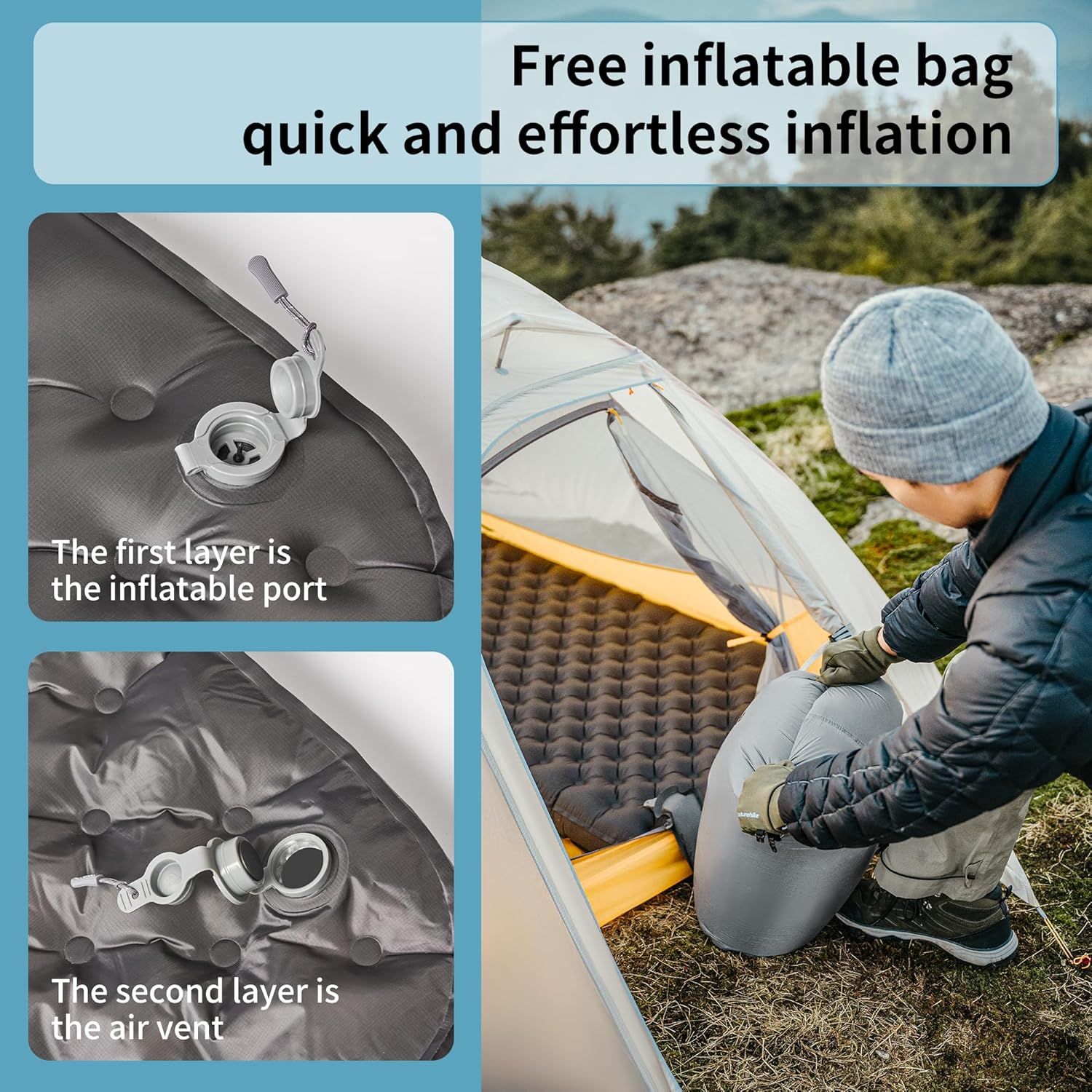 Naturehike R6.5 R8.2 R5.8 Kasu - Ultralight Ground Sheet ulasan dan harga
