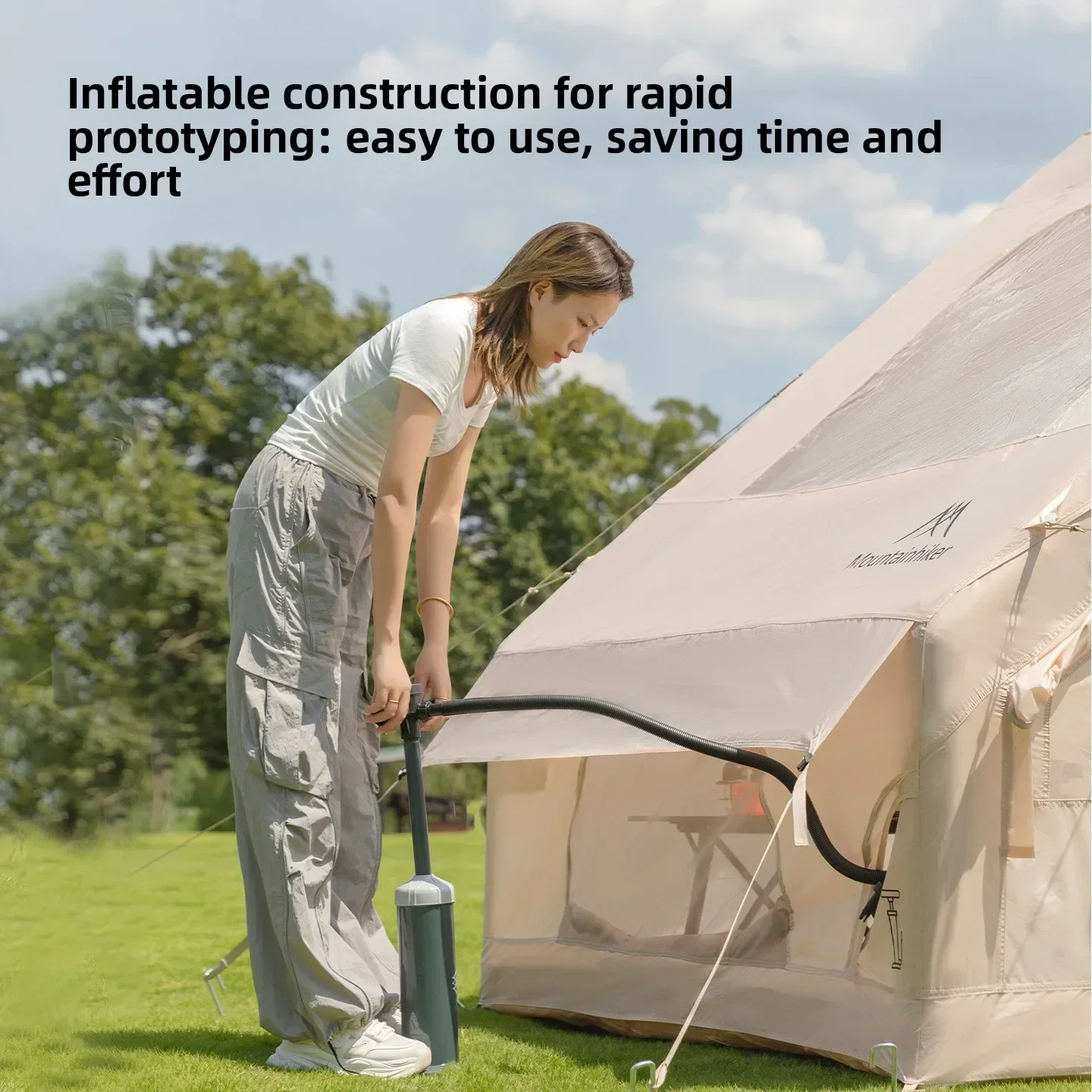 Tenda Tiup MOUNTAINHIKER Extra - Outdoor Camping Inflatable Tent ulasan dan harga
