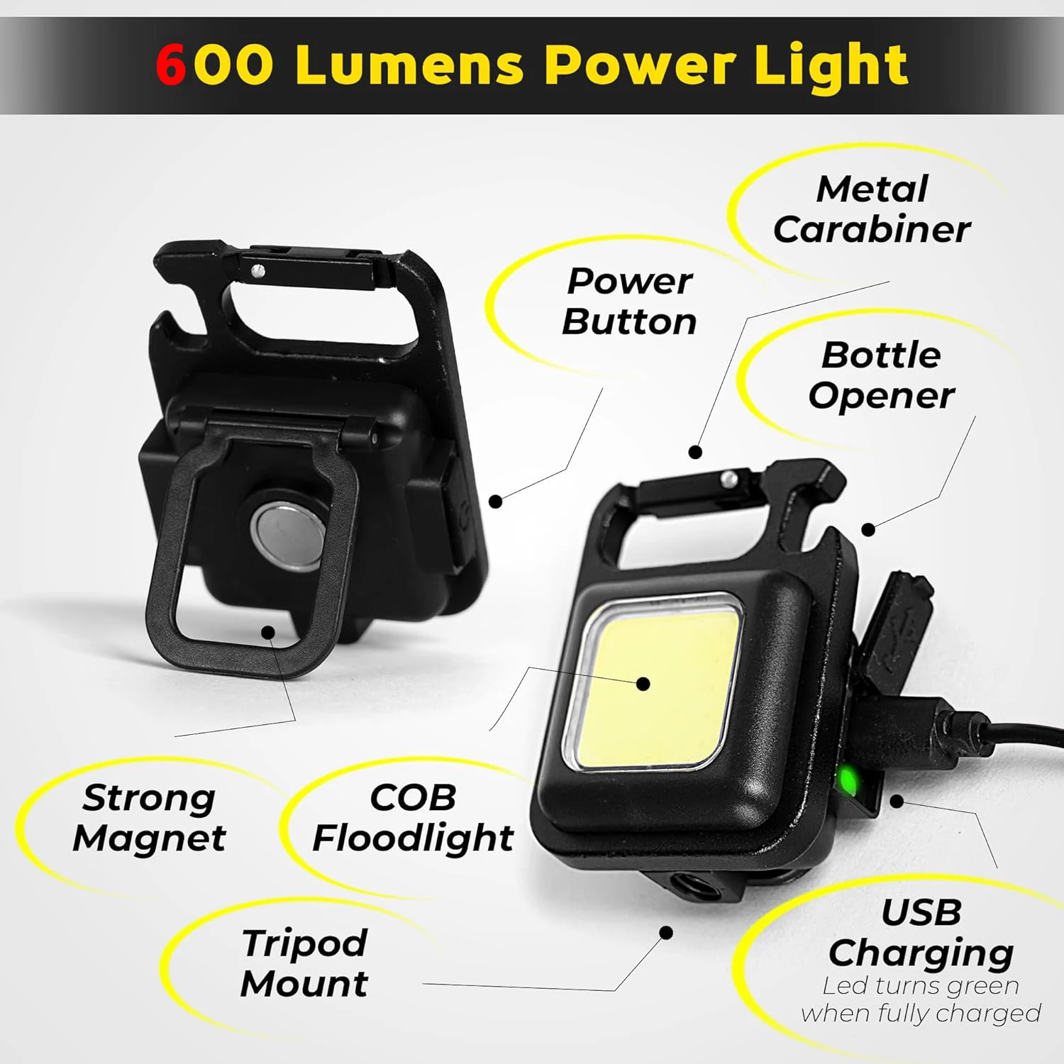 Lampu Gantungan Kunci Portabel - Outdoor Camping Glamping ulasan dan harga