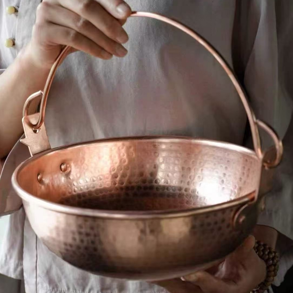 Panci Gantung Tembaga Vintage, - Outdoor Camping Utensils ulasan dan harga
