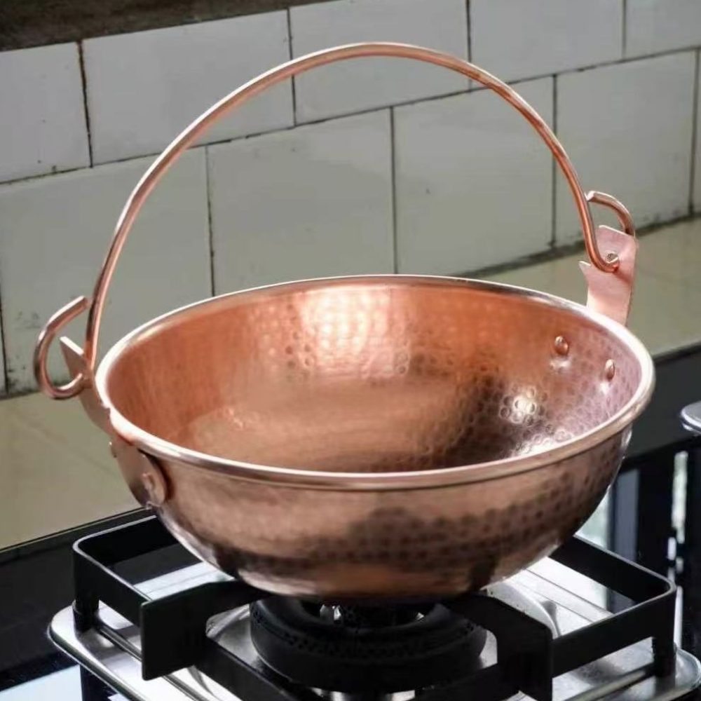 Panci Gantung Tembaga Vintage, - Outdoor Camping Utensils ulasan dan harga