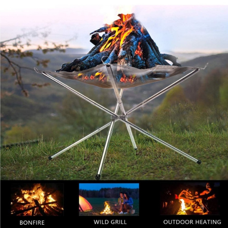 Rak Api Unggun BBQ Luar Ruanga - Outdoor Camping Wood Burning Stove ulasan dan harga