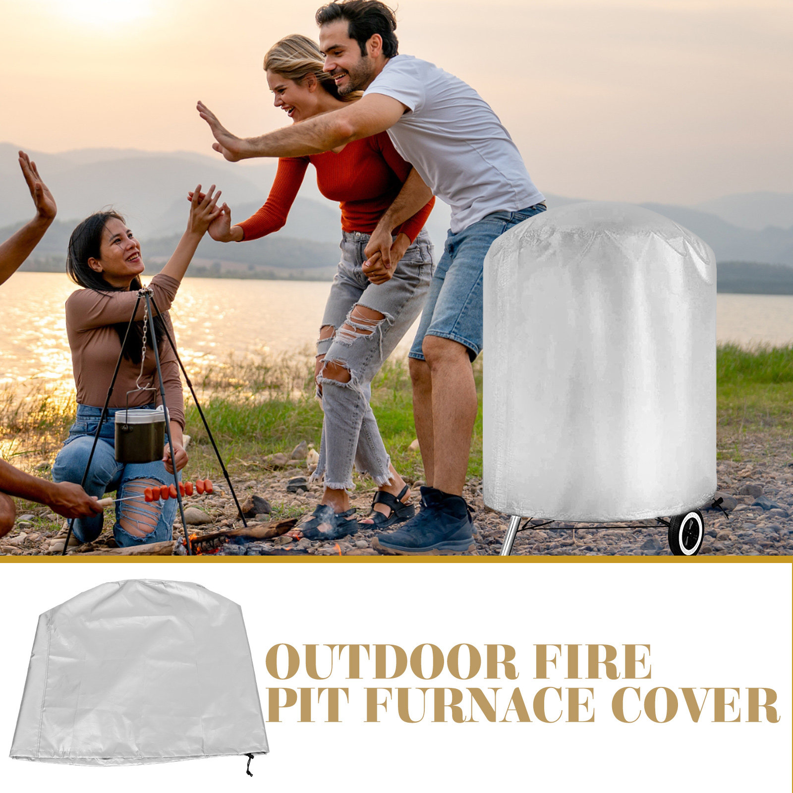 Penutup Panggangan BBQ Luar Ru - Outdoor Camping Stove ulasan dan harga