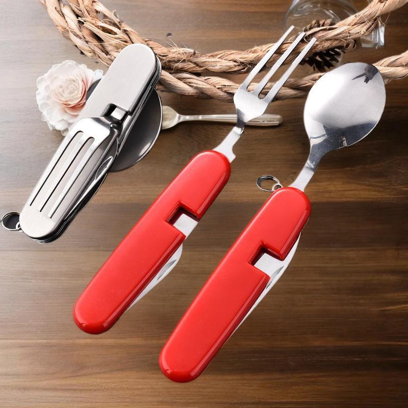Set Peralatan Berkemah Lipat - - Outdoor Camping Utensils ulasan dan harga