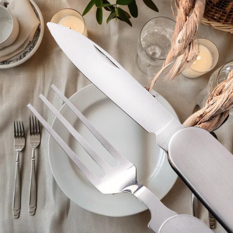Set Peralatan Berkemah Lipat - - Outdoor Camping Utensils ulasan dan harga