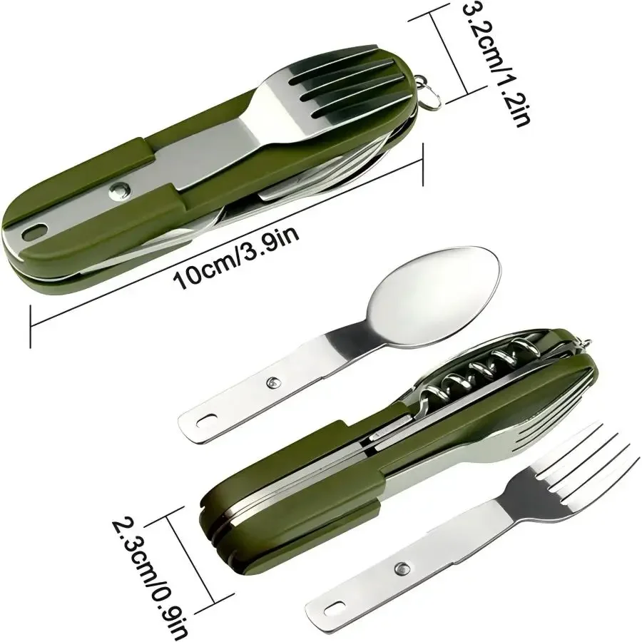 Peralatan Berkemah 5-in-1 Set  - Outdoor Camping Utensils ulasan dan harga