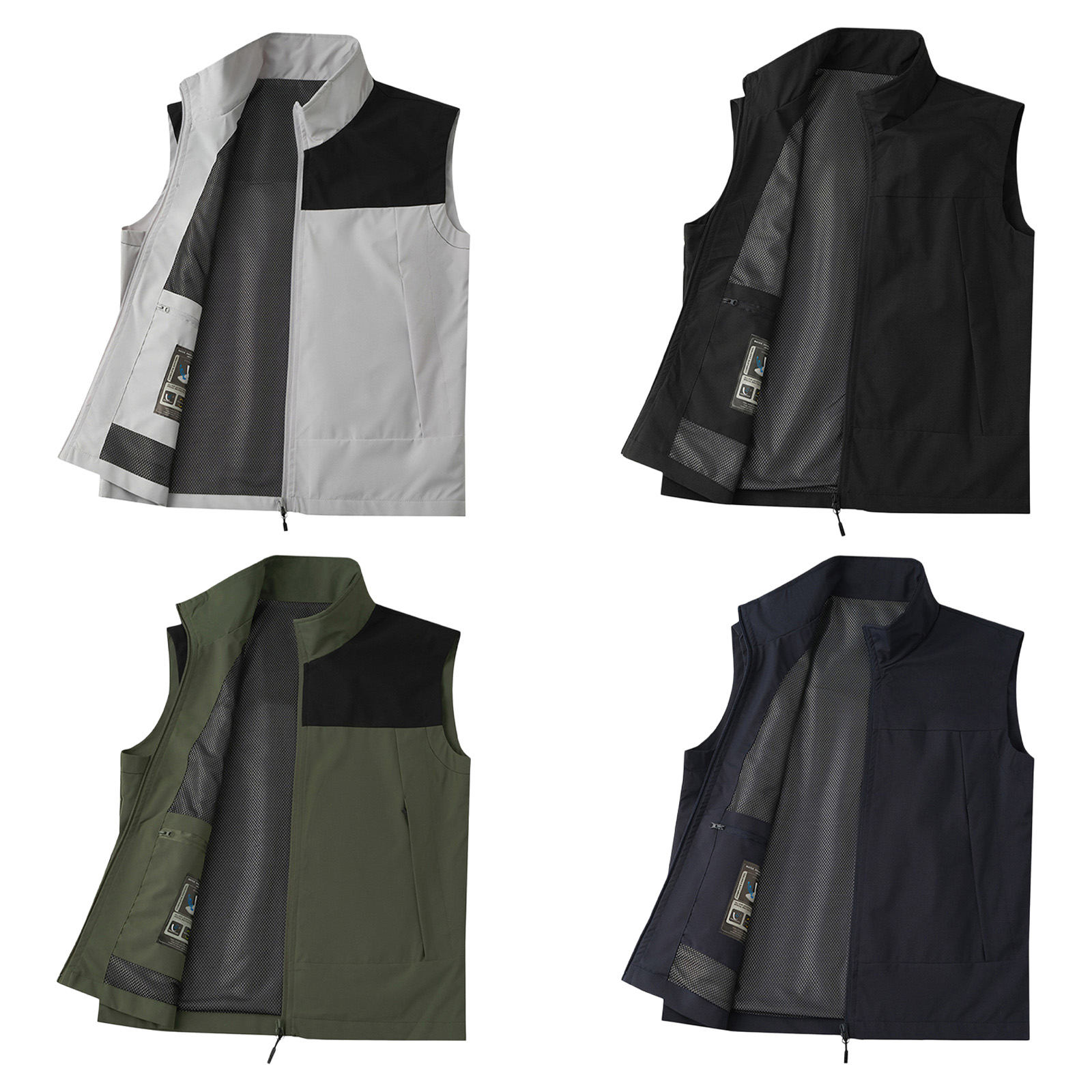# Rompi Golf Pria M-5XL Kerah  - Outdoor Camping Vest ulasan dan harga