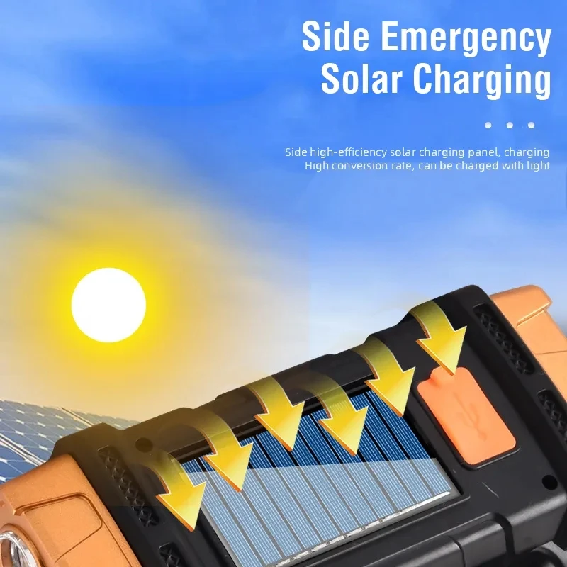 Senter LED Tenaga Surya USB Po - Outdoor Camping Glamping ulasan dan harga