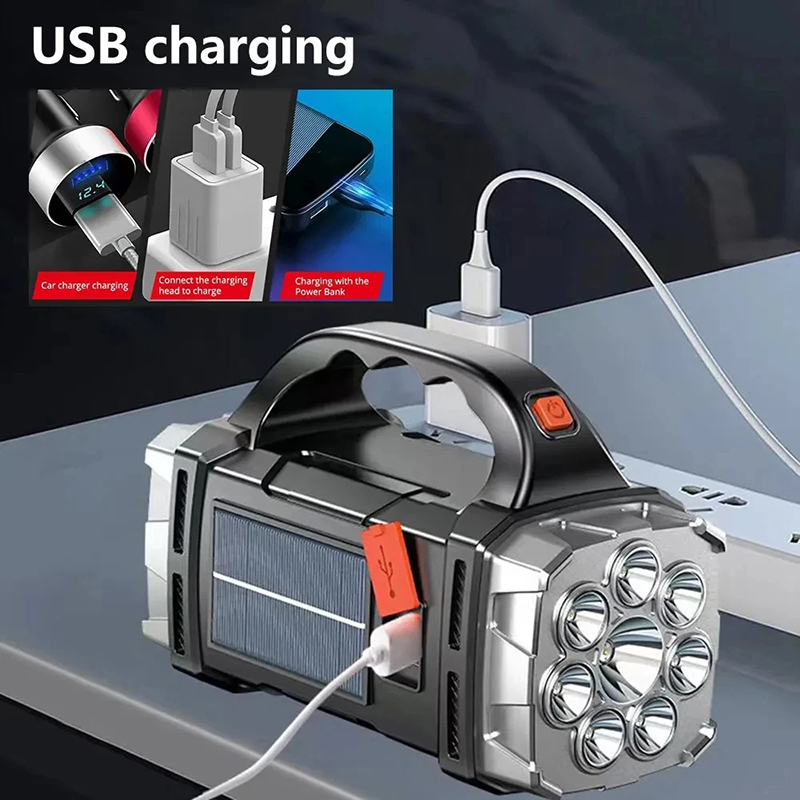 Senter LED Tenaga Surya USB Po - Outdoor Camping Glamping ulasan dan harga