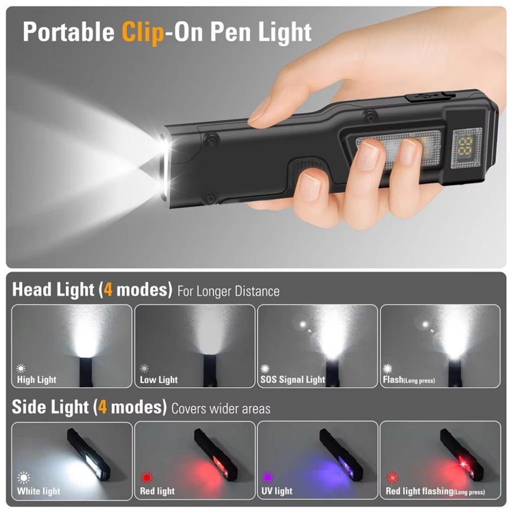 Senter LED EDC Ultra Tipis Isi - Outdoor Camping Glamping ulasan dan harga