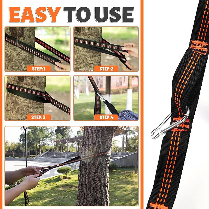 【2 Buah Tali Poliester Khusus  - Outdoor Camping Hammock ulasan dan harga