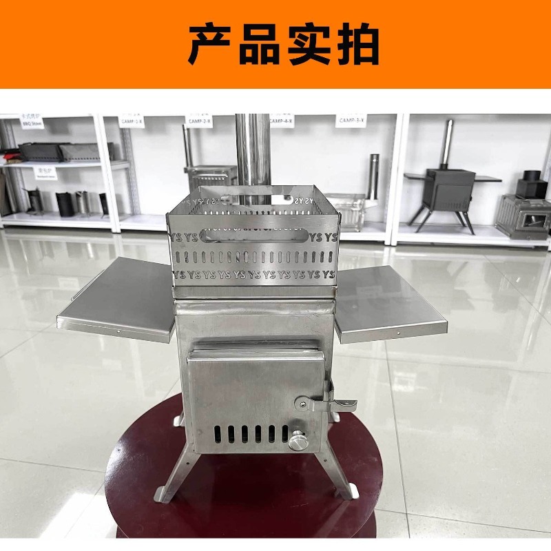 Kompor Sauna Baja Tahan Karat  - Outdoor Camping Wood Burning Stove ulasan dan harga