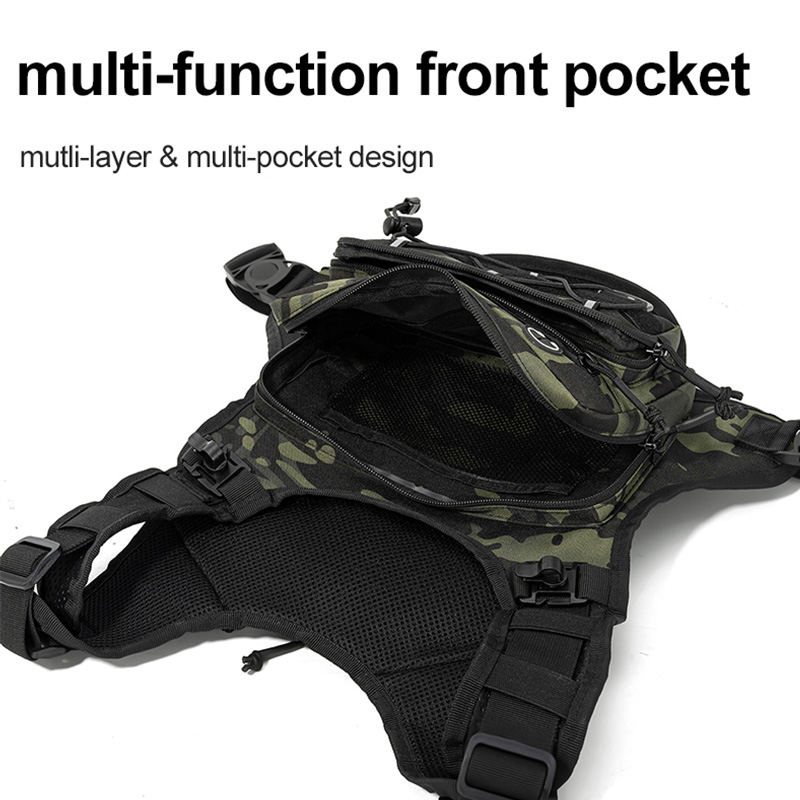 Tas Taktis Rompi Dada Depan un - Outdoor Camping Vest ulasan dan harga