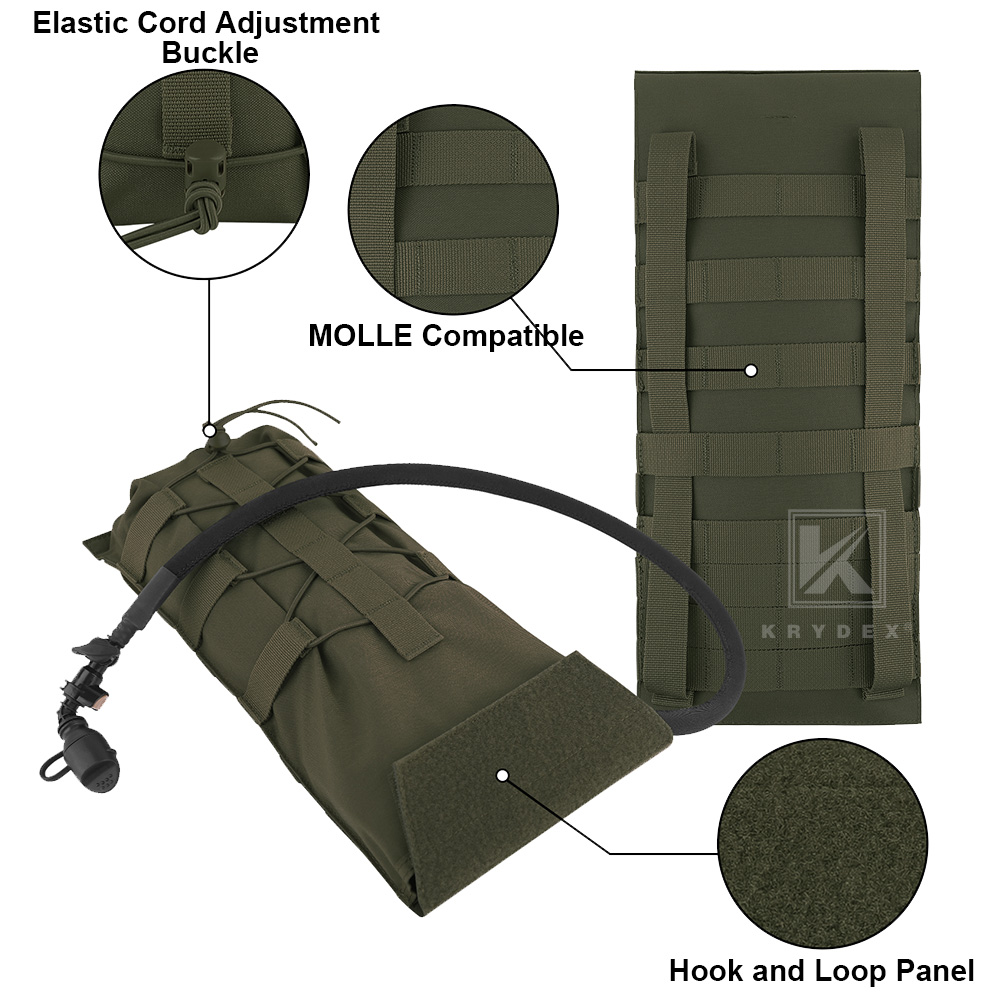 KRYDEX Taktis 3L Hidrasi Molle - Outdoor Camping Vest ulasan dan harga